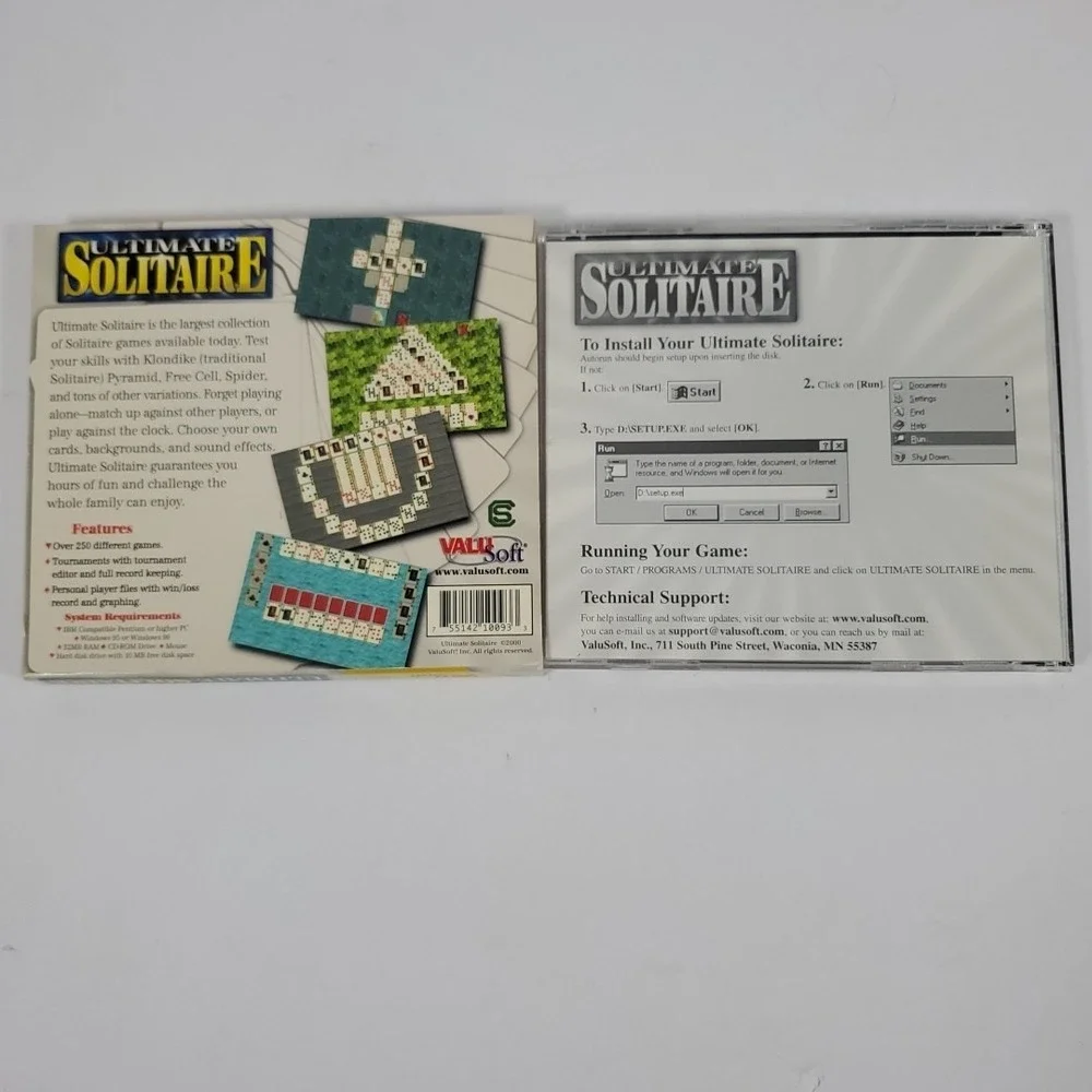 Ultimate Solitaire Over 250 different games CD ROM